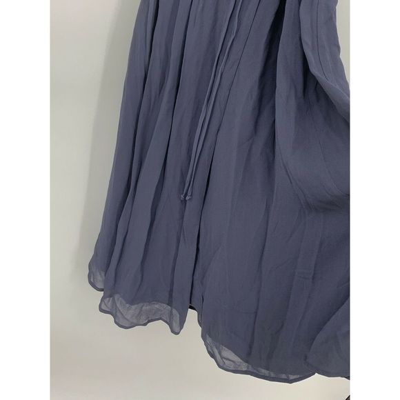 Reformation dress XS Mollie Indigo Blue Midi Wrap - Picture 4 of 8
